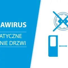 Koronawirus: automatyczne otwieranie drzwi. Ilustracja pokazuje, że drzwi w pociągu nie otwierają się same.