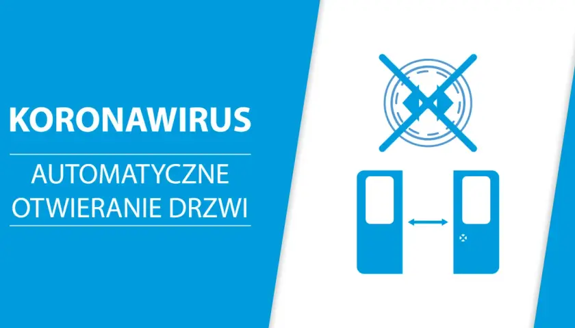 Koronawirus: automatyczne otwieranie drzwi. Ilustracja pokazuje, że drzwi w pociągu nie otwierają się same.