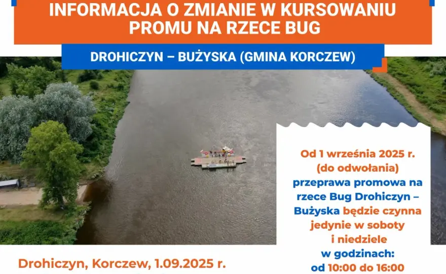 Prom Drohiczyn-Bużyska: godziny, ceny, jak działa?