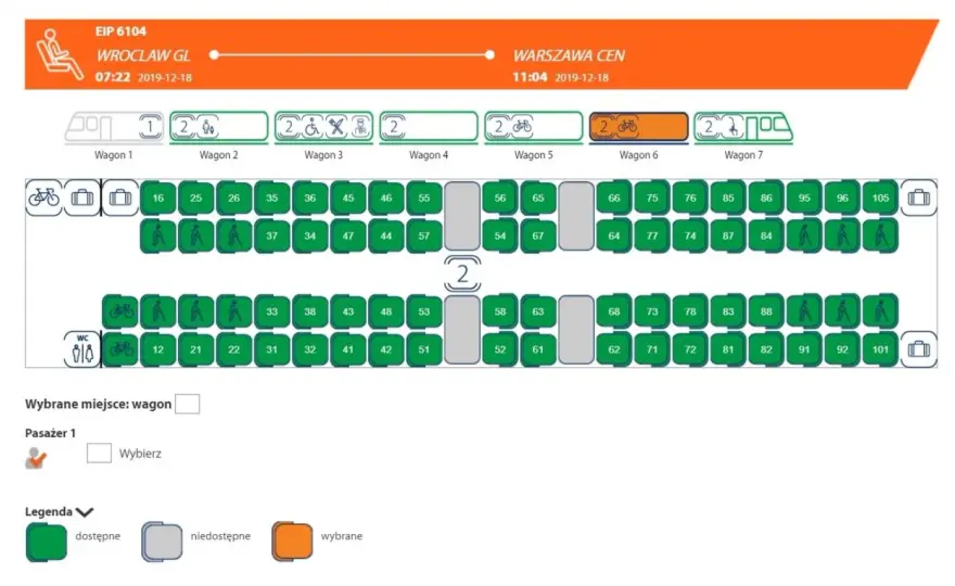 Jak znaleźć miejsce w PKP Intercity? Przewodnik po wagonach i miejscach
