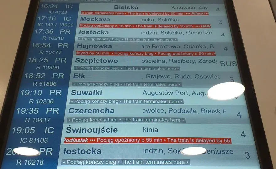 Gdzie jest pociąg? Sprawdź lokalizację i opóźnienia online