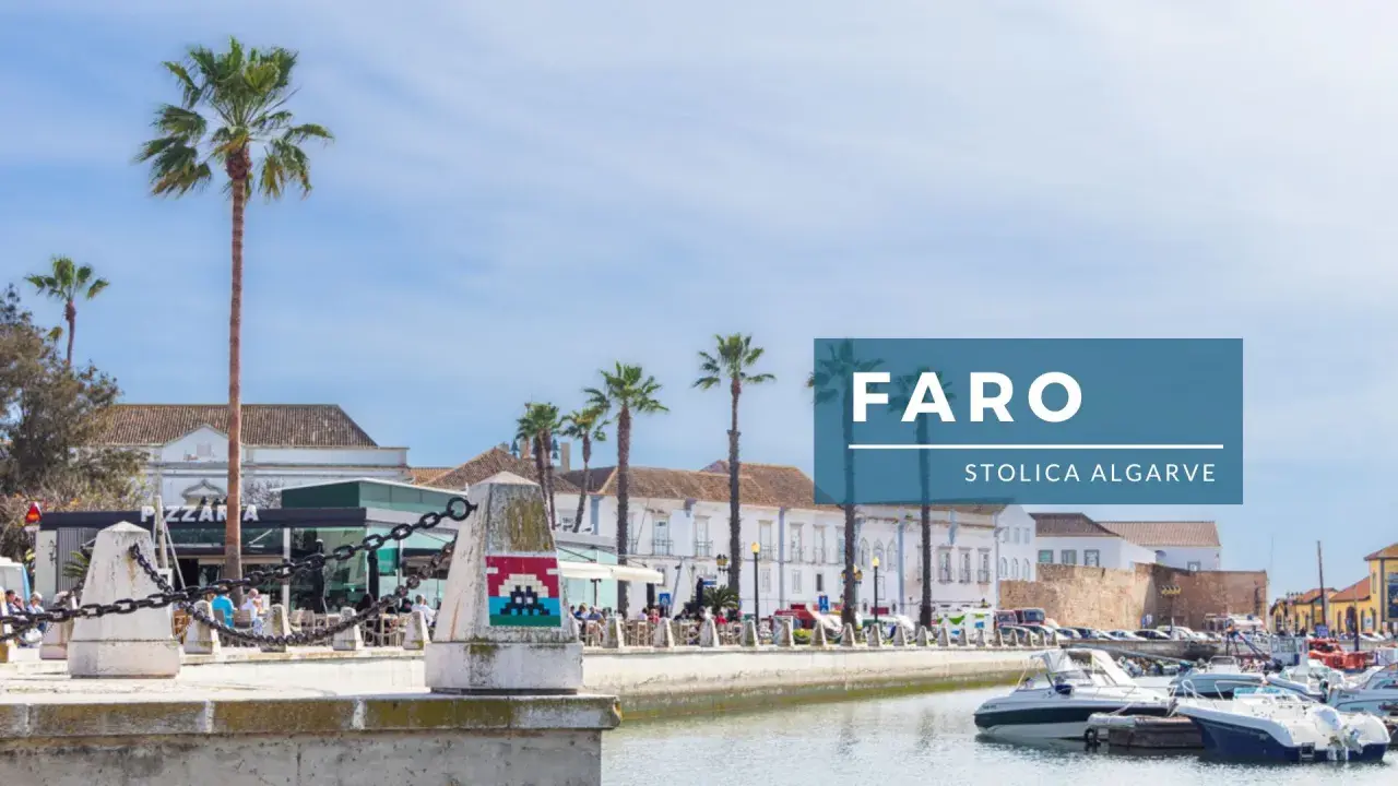 Co zobaczyć w Faro: malowniczy port z palmami, łodziami i kawiarniami. Warto odwiedzić to urokliwe miejsce w stolicy Algarve.