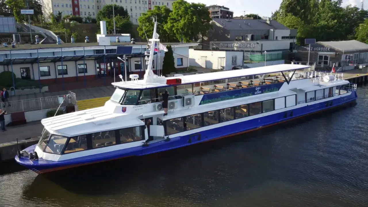 Nowoczesny tramwaj wodny Szczecin 